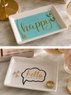✨ Decorative Jewelry Tray Set – 2 Piece Bundle ✨